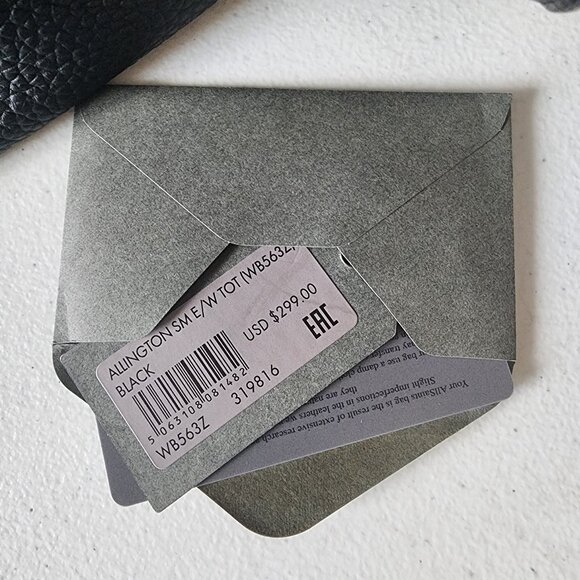 All Saints Black Tote "EUC" - Picture 14 of 15